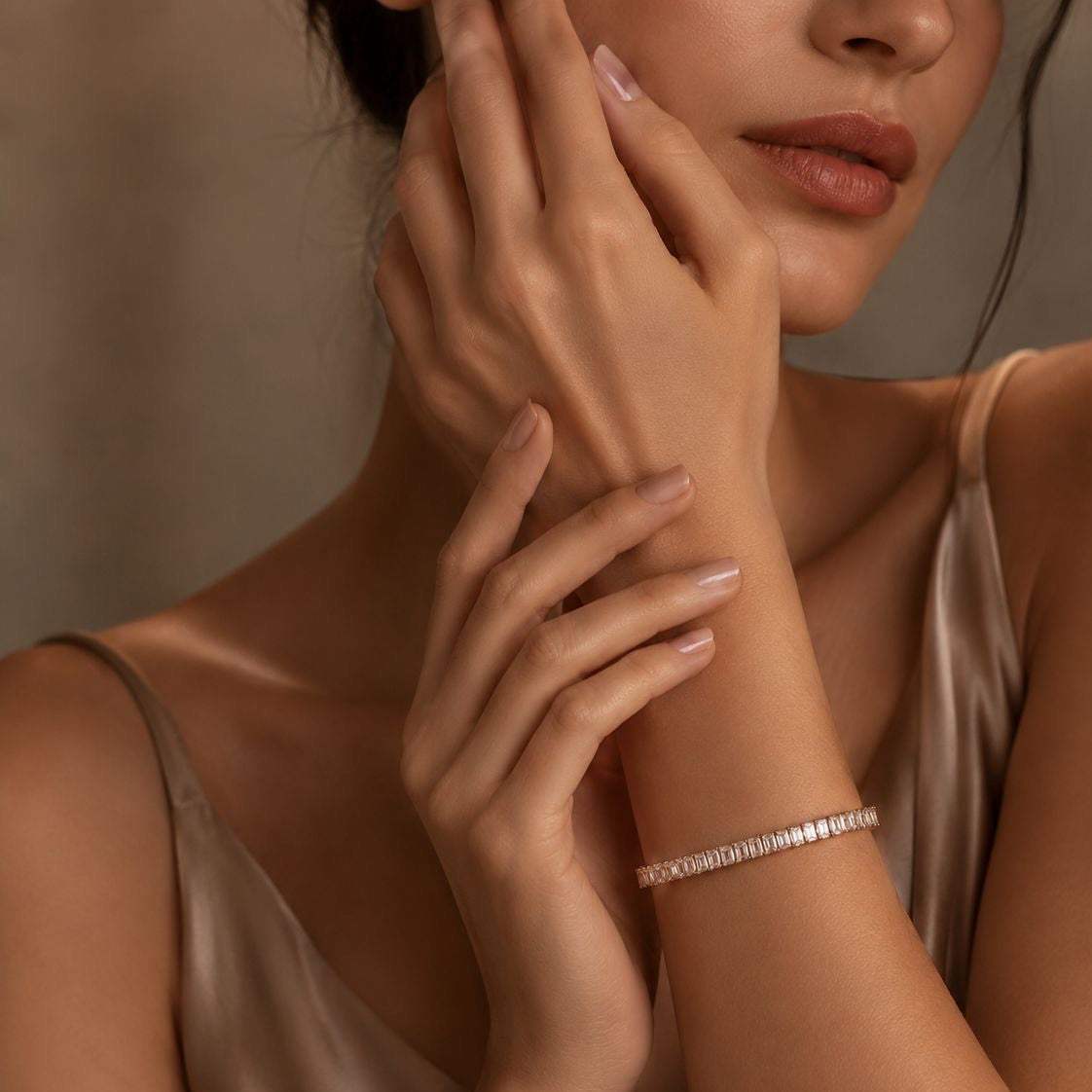 Diamond Bracelet - White