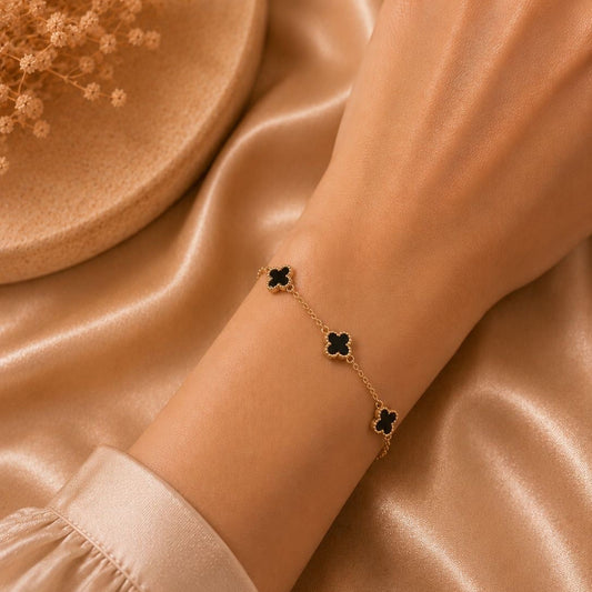Clover Bracelet - Black