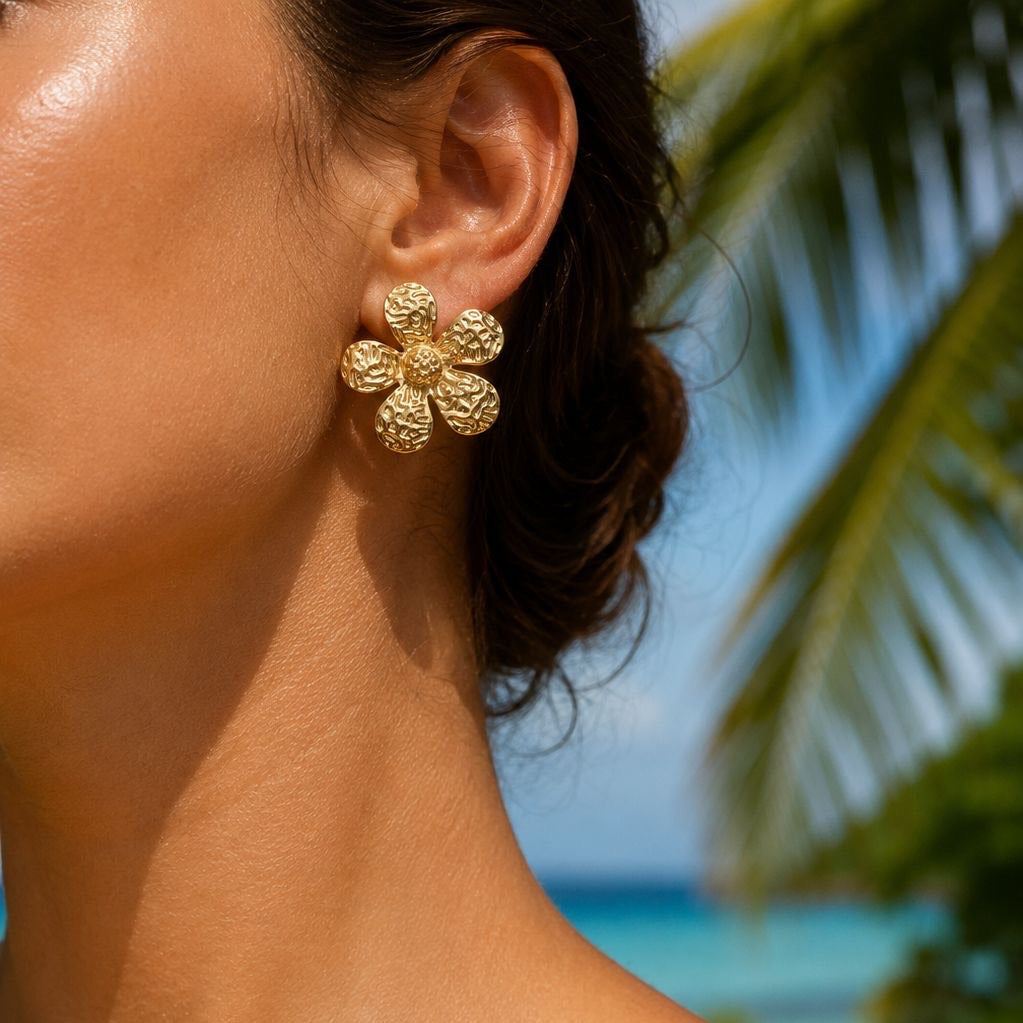 Island Flower Studs