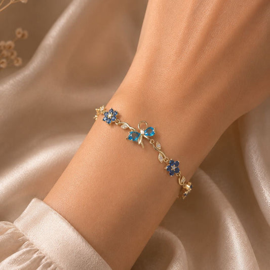 Ribbon Bracelet - Blue