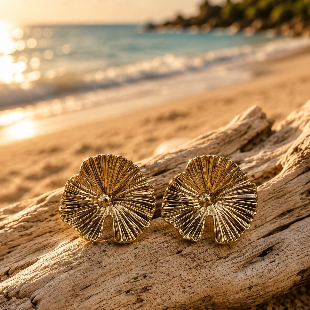 Seashell Studs
