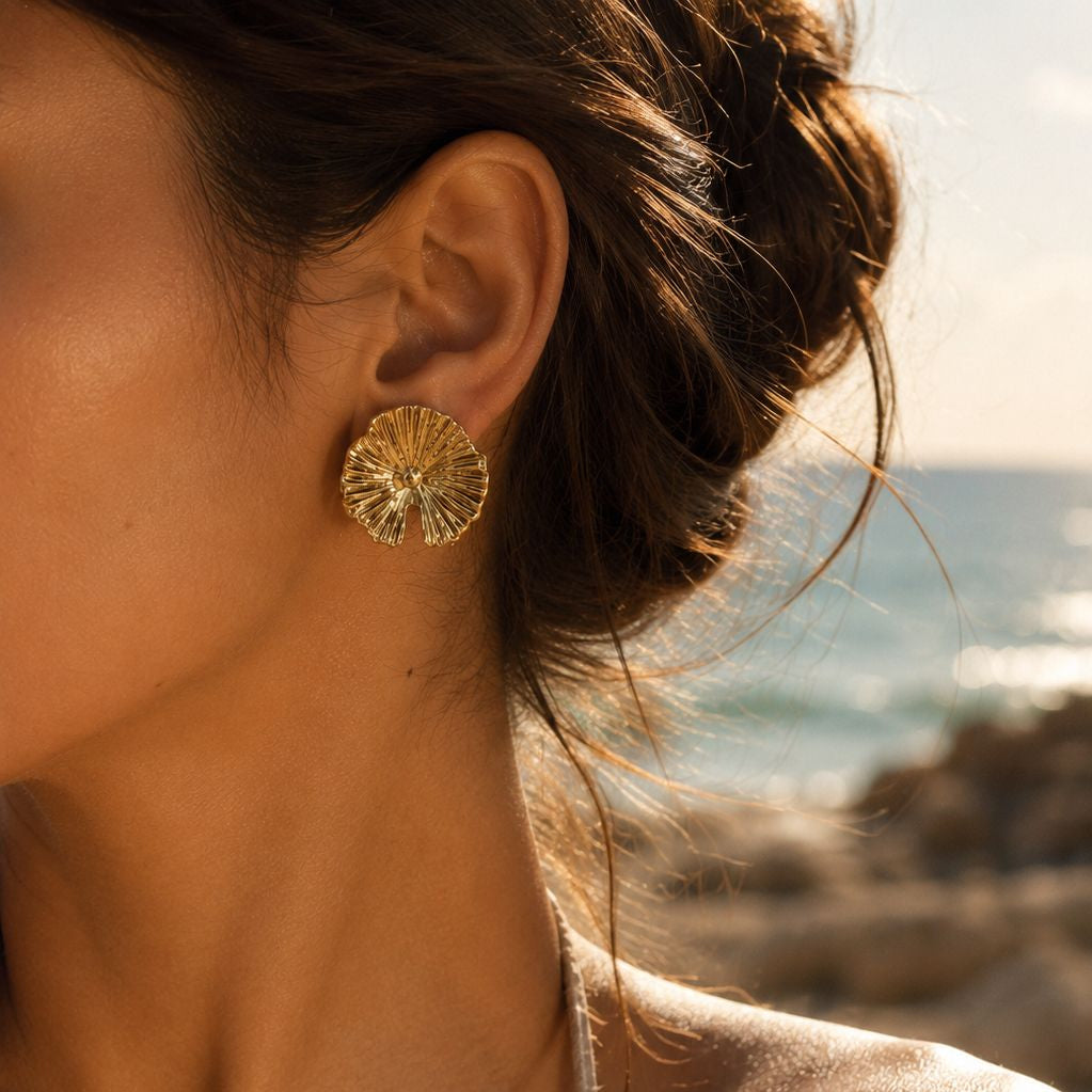 Seashell Studs